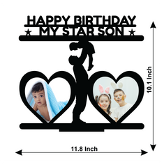 Happy Birthday My Star Son Stand Frame