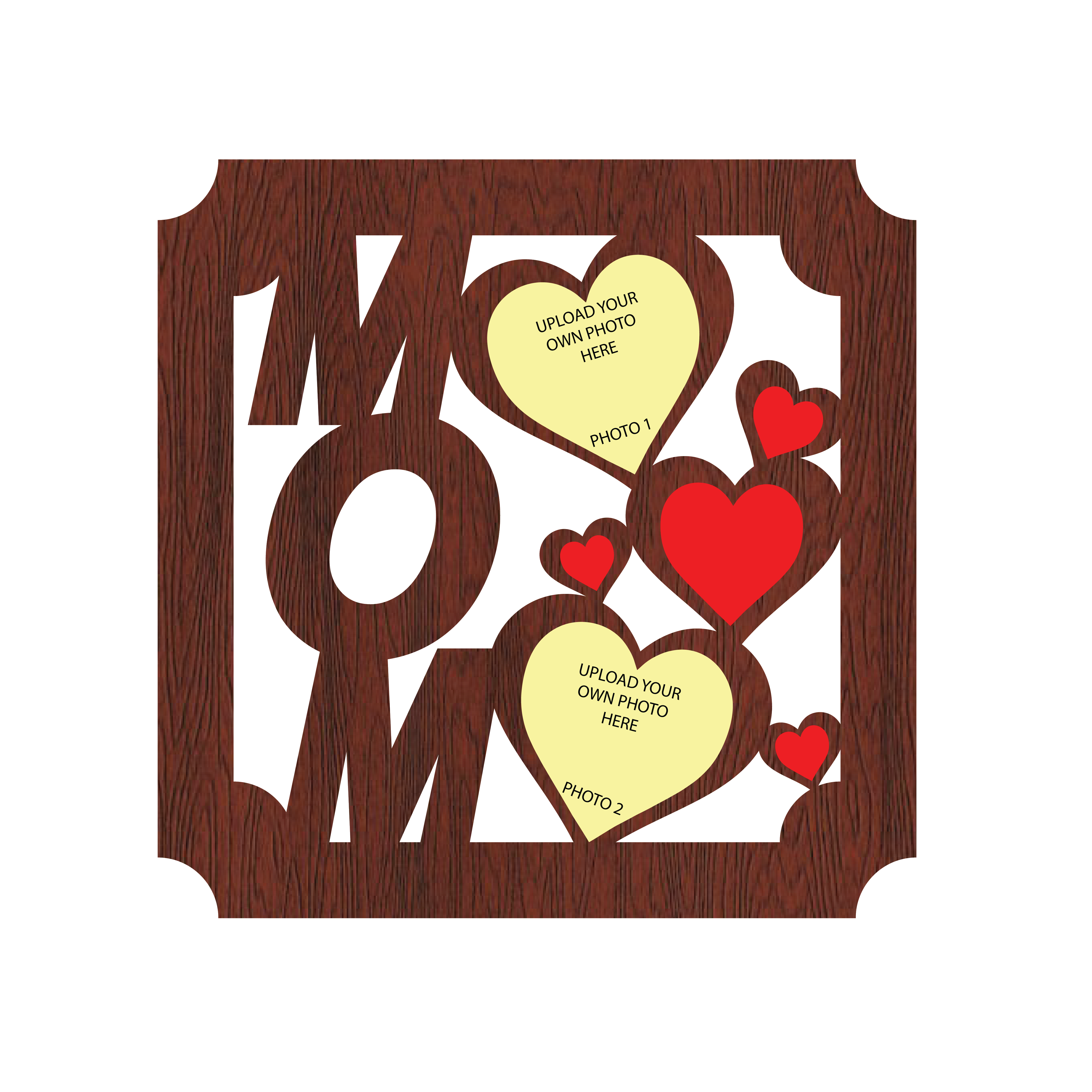 Customised Mom Wall Frame With 2 Images