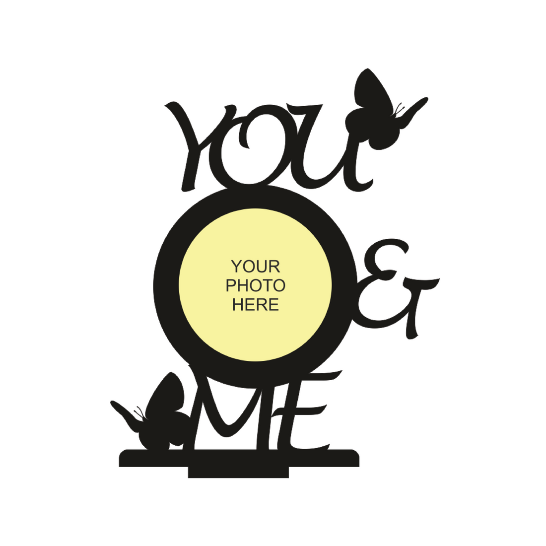 YOU AND ME SINGLE IMAGE  STAND FRAME