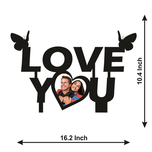 LOVE YOU SINGLE IMAGE STAND FRAME 90