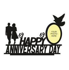 HAPPY ANNIVERSARY DAY STAND FRAME
