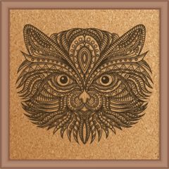 Next Print Laser Engraved  Animal Mandala Design