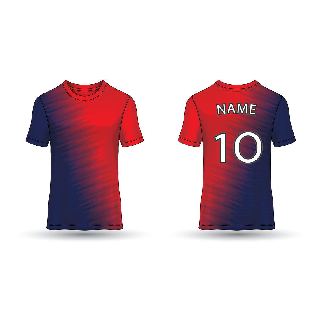 NEXT PRINT All Over Printed Customized Sublimation T-Shirt Unisex Sports Jersey Player Name & Number, Team Name NP50000208
