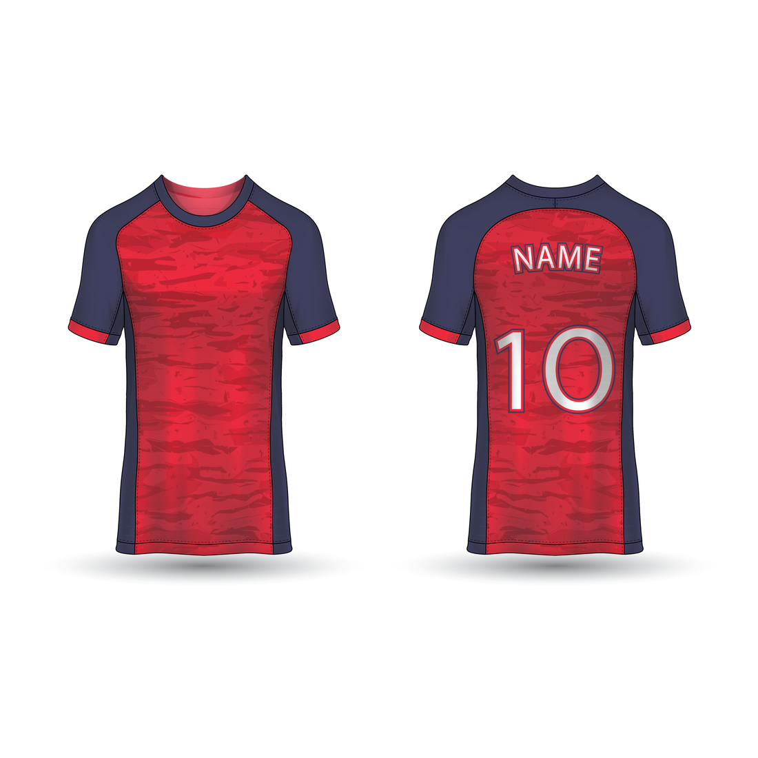 NEXT PRINT All Over Printed Customized Sublimation T-Shirt Unisex Sports Jersey Player Name & Number, Team Name NP50000210