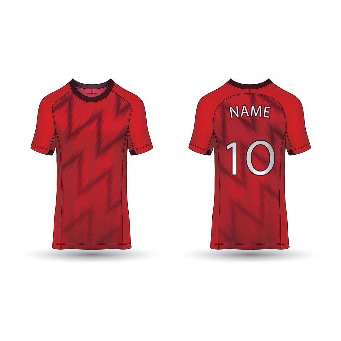 NEXT PRINT All Over Printed Customized Sublimation T-Shirt Unisex Sports Jersey Player Name & Number, Team Name NP50000211