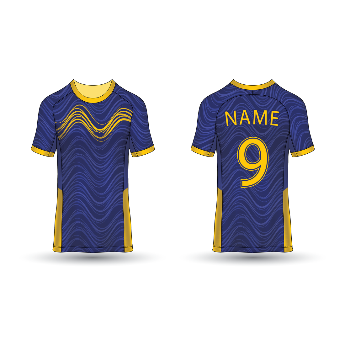NEXT PRINT All Over Printed Customized Sublimation T-Shirt Unisex Sports Jersey Player Name & Number, Team Name NP50000223