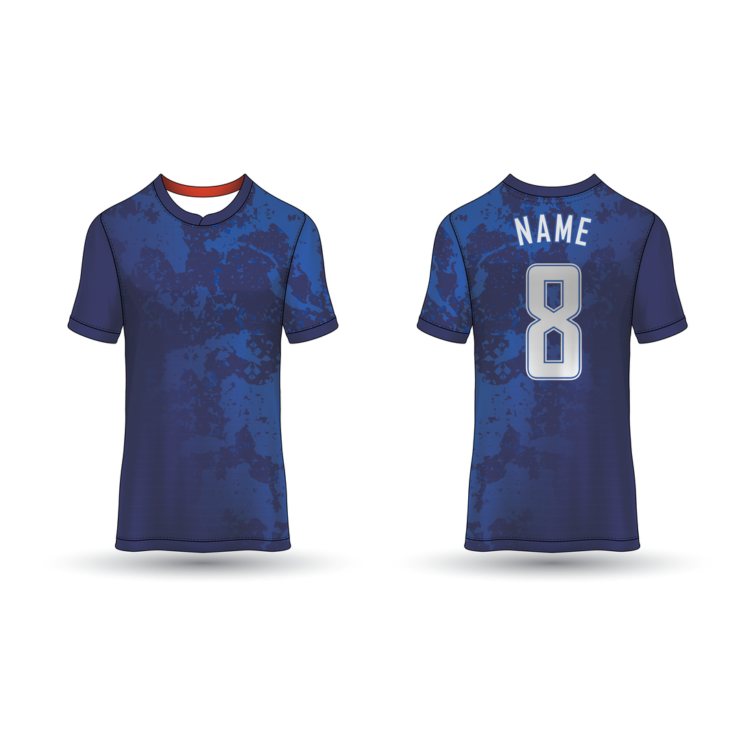 NEXT PRINT All Over Printed Customized Sublimation T-Shirt Unisex Sports Jersey Player Name & Number, Team Name NP50000227