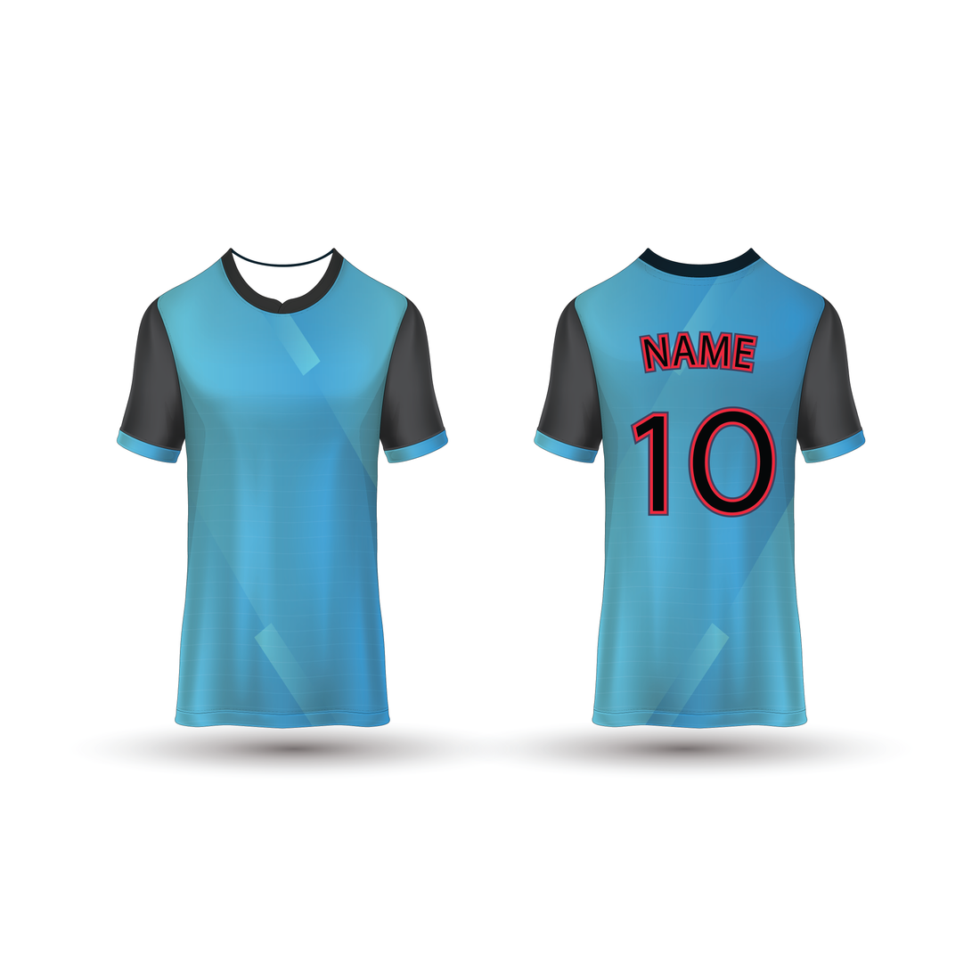 NEXT PRINT All Over Printed Customized Sublimation T-Shirt Unisex Sports Jersey Player Name & Number, Team Name NP50000230