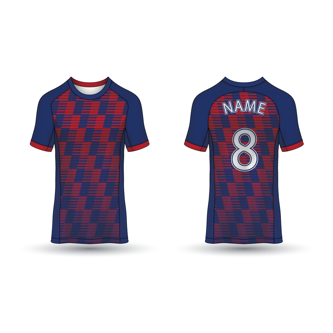 NEXT PRINT All Over Printed Customized Sublimation T-Shirt Unisex Sports Jersey Player Name & Number, Team Name NP50000243