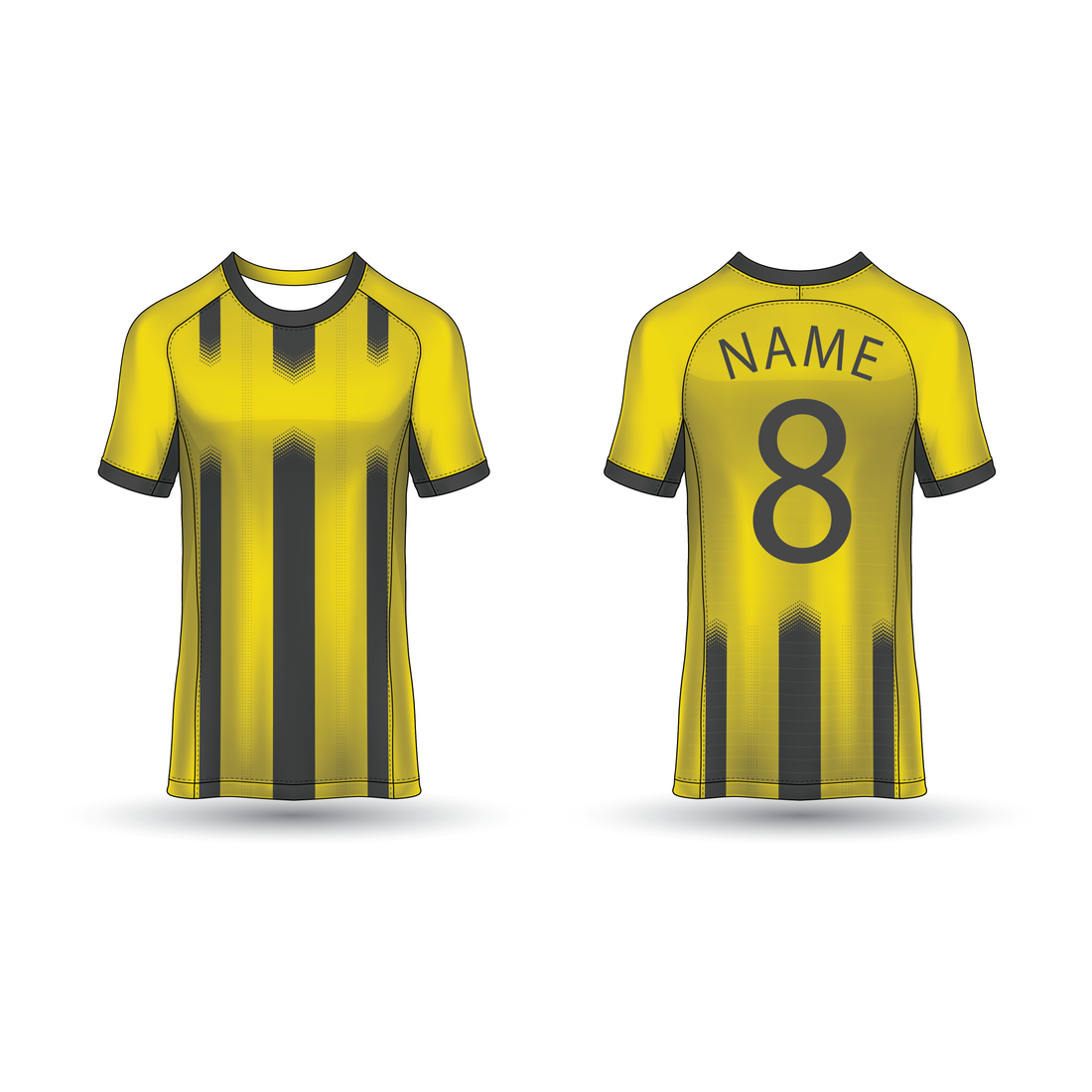 NEXT PRINT All Over Printed Customized Sublimation T-Shirt Unisex Sports Jersey Player Name & Number, Team Name NP50000246