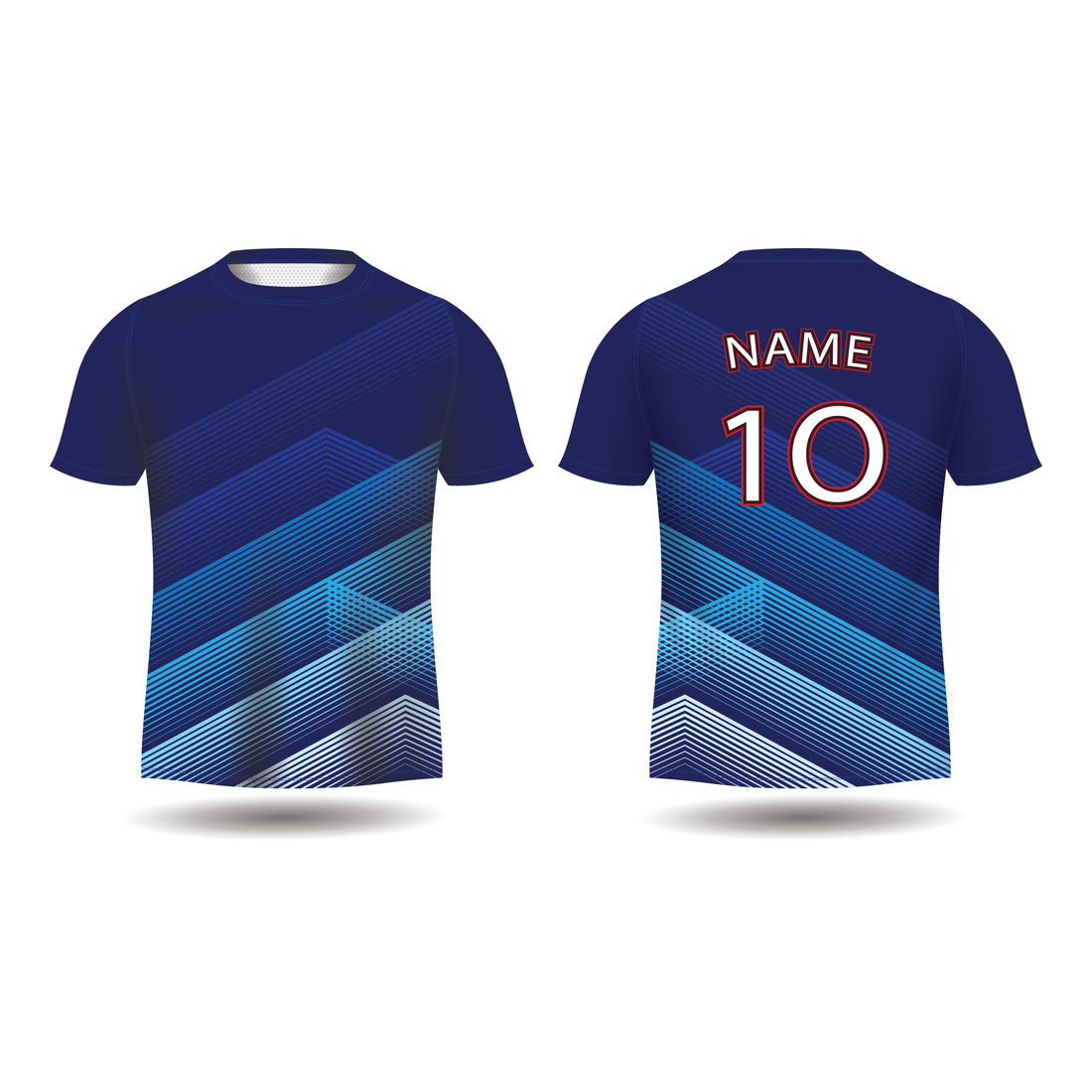 NEXT PRINT All Over Printed Customized Sublimation T-Shirt Unisex Sports Jersey Player Name & Number, Team Name NP50000250