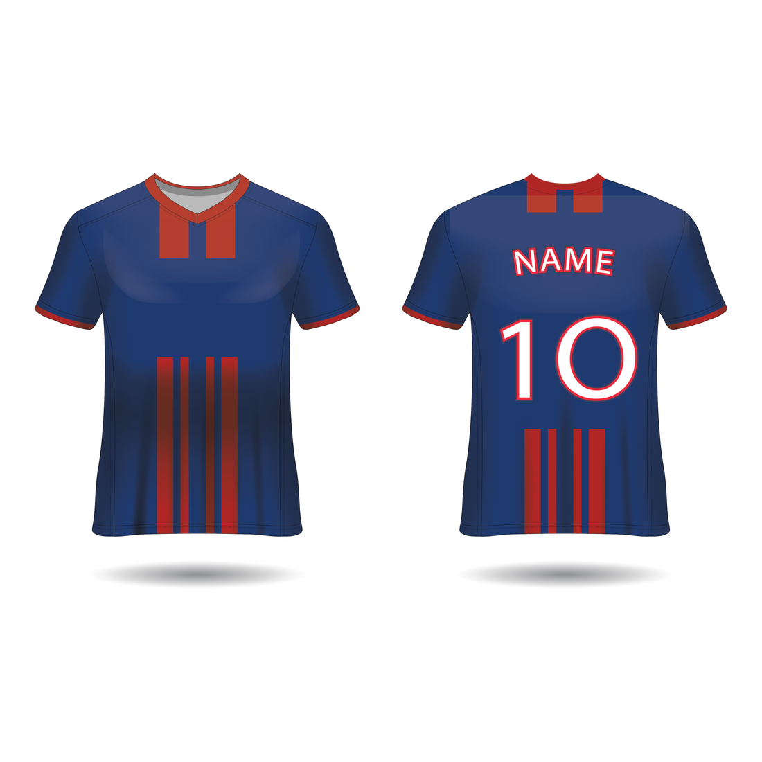 NEXT PRINT All Over Printed Customized Sublimation T-Shirt Unisex Sports Jersey Player Name & Number, Team Name NP50000252