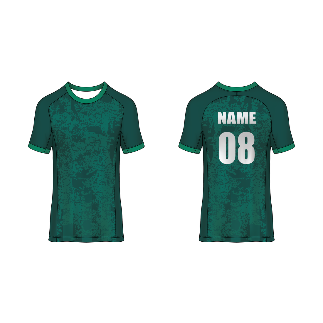 NEXT PRINT All Over Printed Customized Sublimation T-Shirt Unisex Sports Jersey Player Name & Number, Team Name NP50000253