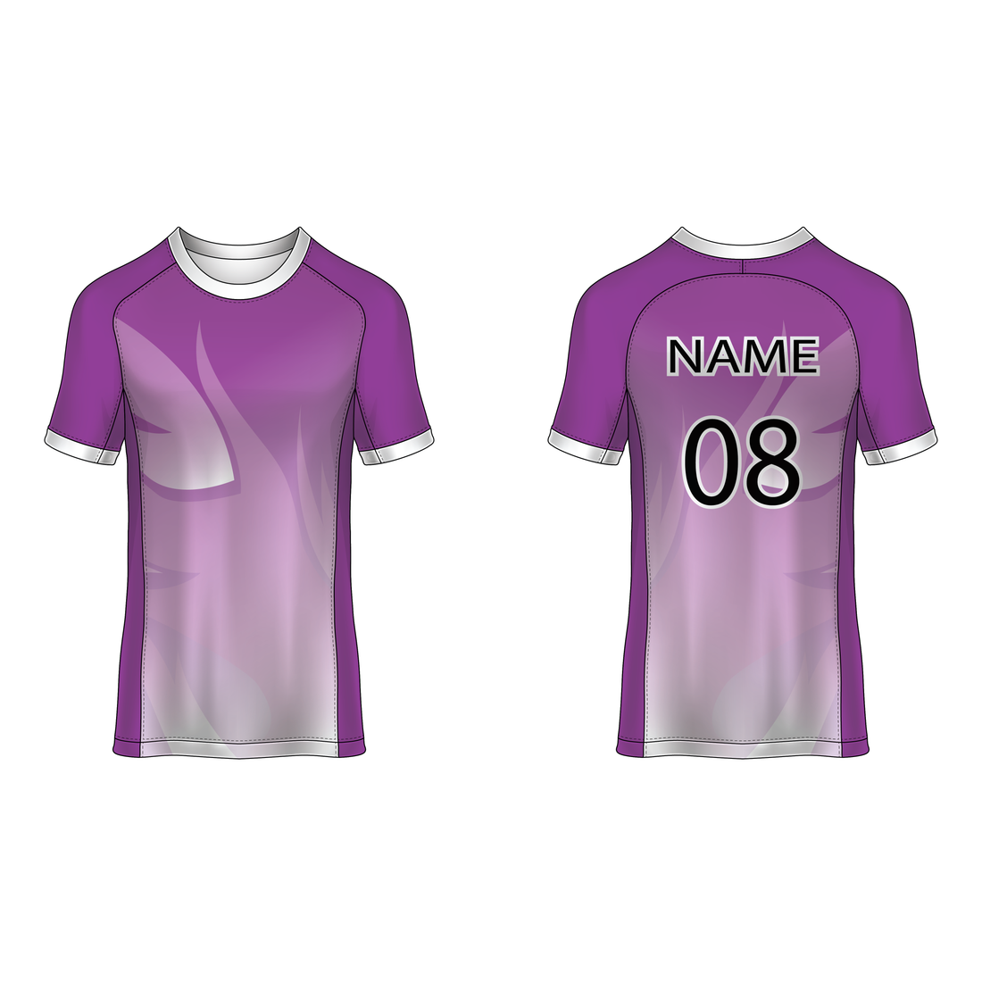 NEXT PRINT All Over Printed Customized Sublimation T-Shirt Unisex Sports Jersey Player Name & Number, Team Name NP50000256