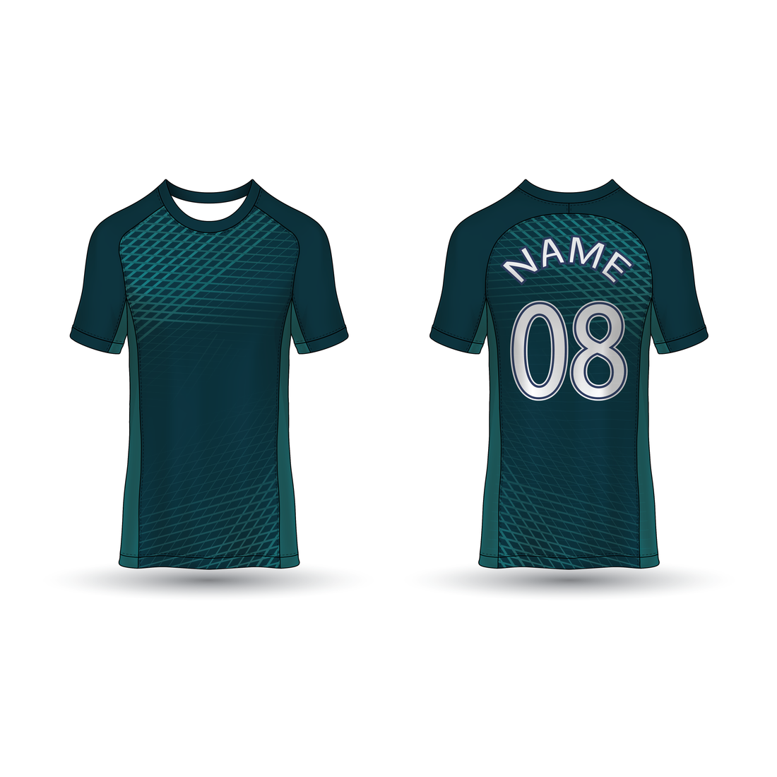 NEXT PRINT All Over Printed Customized Sublimation T-Shirt Unisex Sports Jersey Player Name & Number, Team Name NP50000262