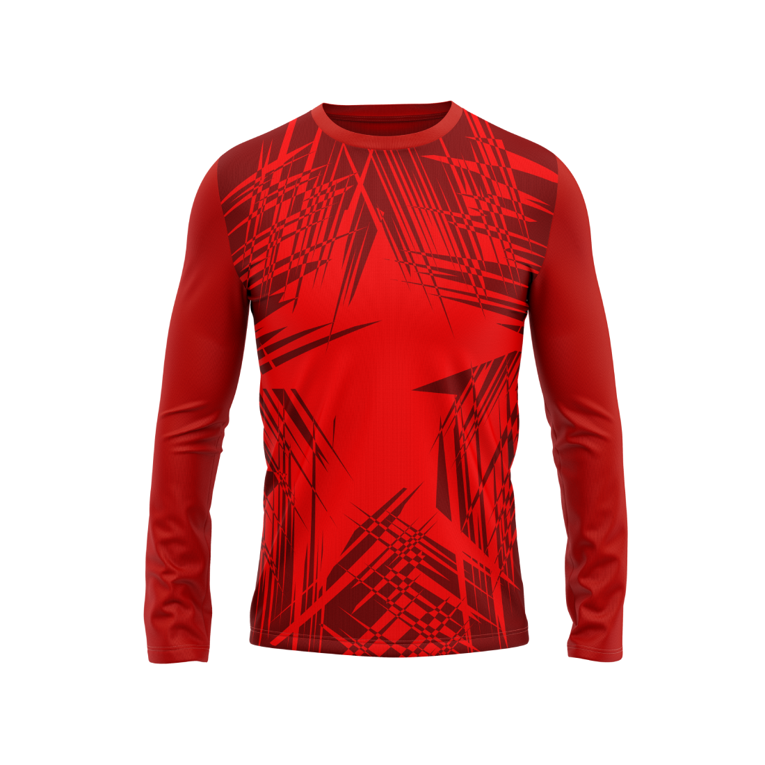 Round Neck Fullsleeve Printed Jersey Red NP5000026