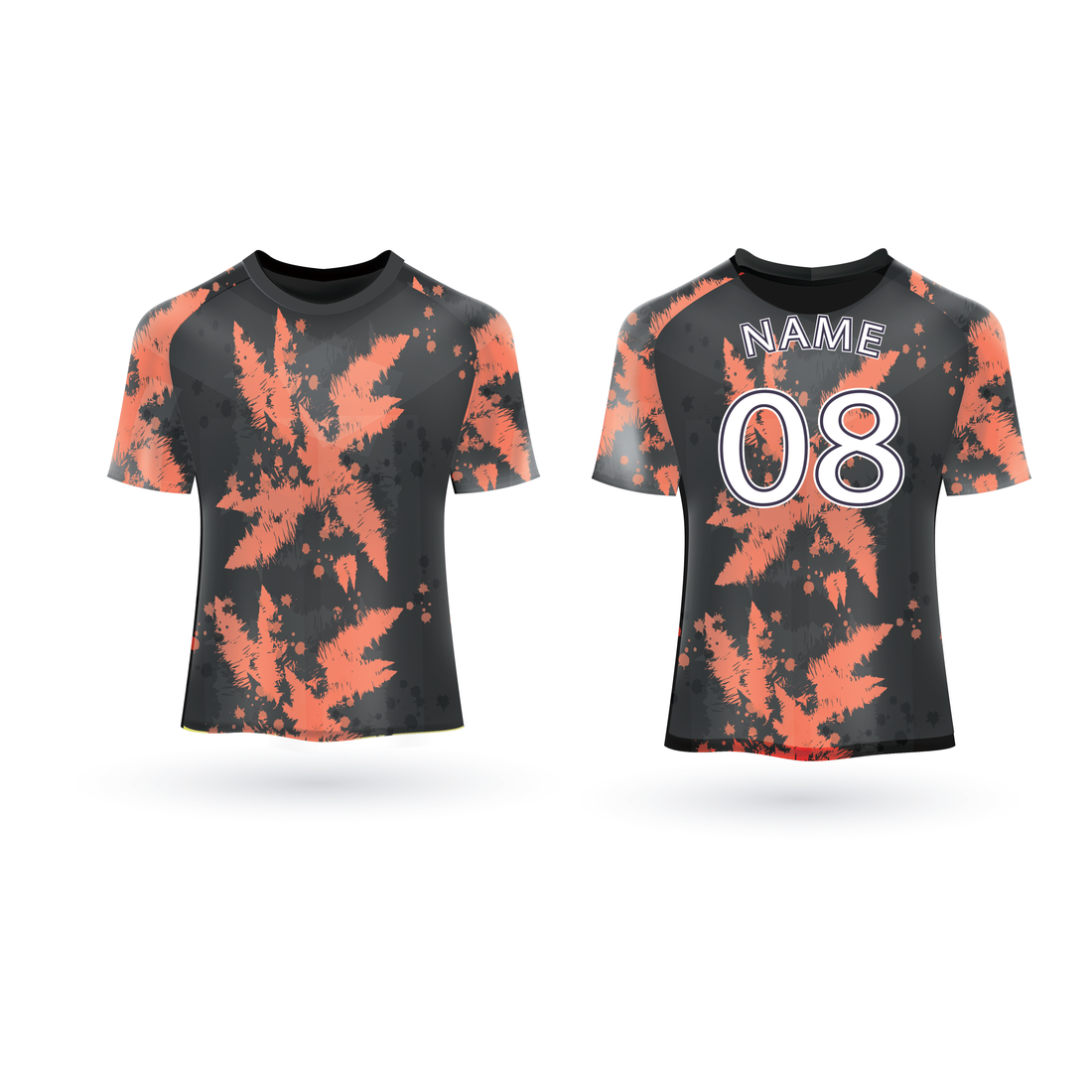 NEXT PRINT All Over Printed Customized Sublimation T-Shirt Unisex Sports Jersey Player Name & Number, Team Name NP50000271