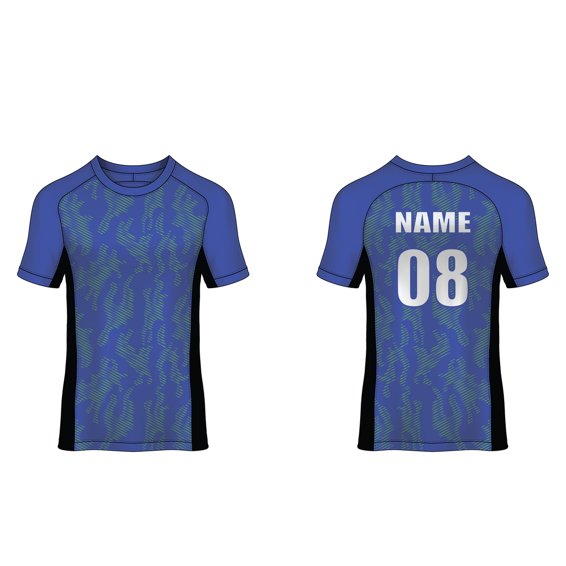 NEXT PRINT All Over Printed Customized Sublimation T-Shirt Unisex Sports Jersey Player Name & Number, Team Name NP50000273