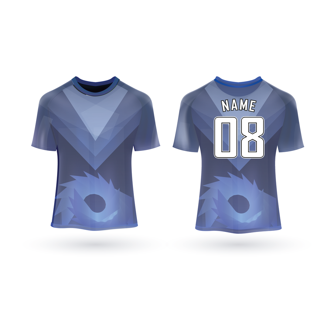 NEXT PRINT All Over Printed Customized Sublimation T-Shirt Unisex Sports Jersey Player Name & Number, Team Name NP50000286