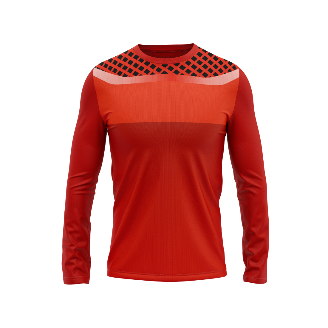 Round Neck Fullsleeve Printed Jersey Red NP5000036