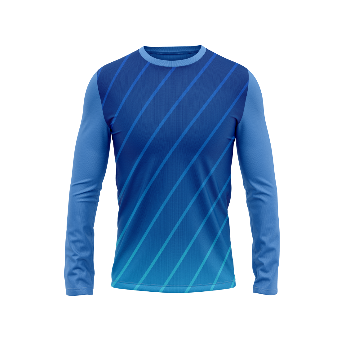 Round Neck Fullsleeve Printed Jersey Skyblue NP50000373