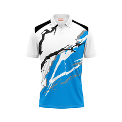 Polo Neck Printed Jersey White NP50000382