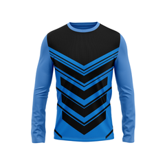 Round Neck Fullsleeve Printed Jersey Skyblue NP5000041