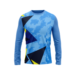 Round Neck Fullsleeve Printed Jersey Skyblue NP5000058