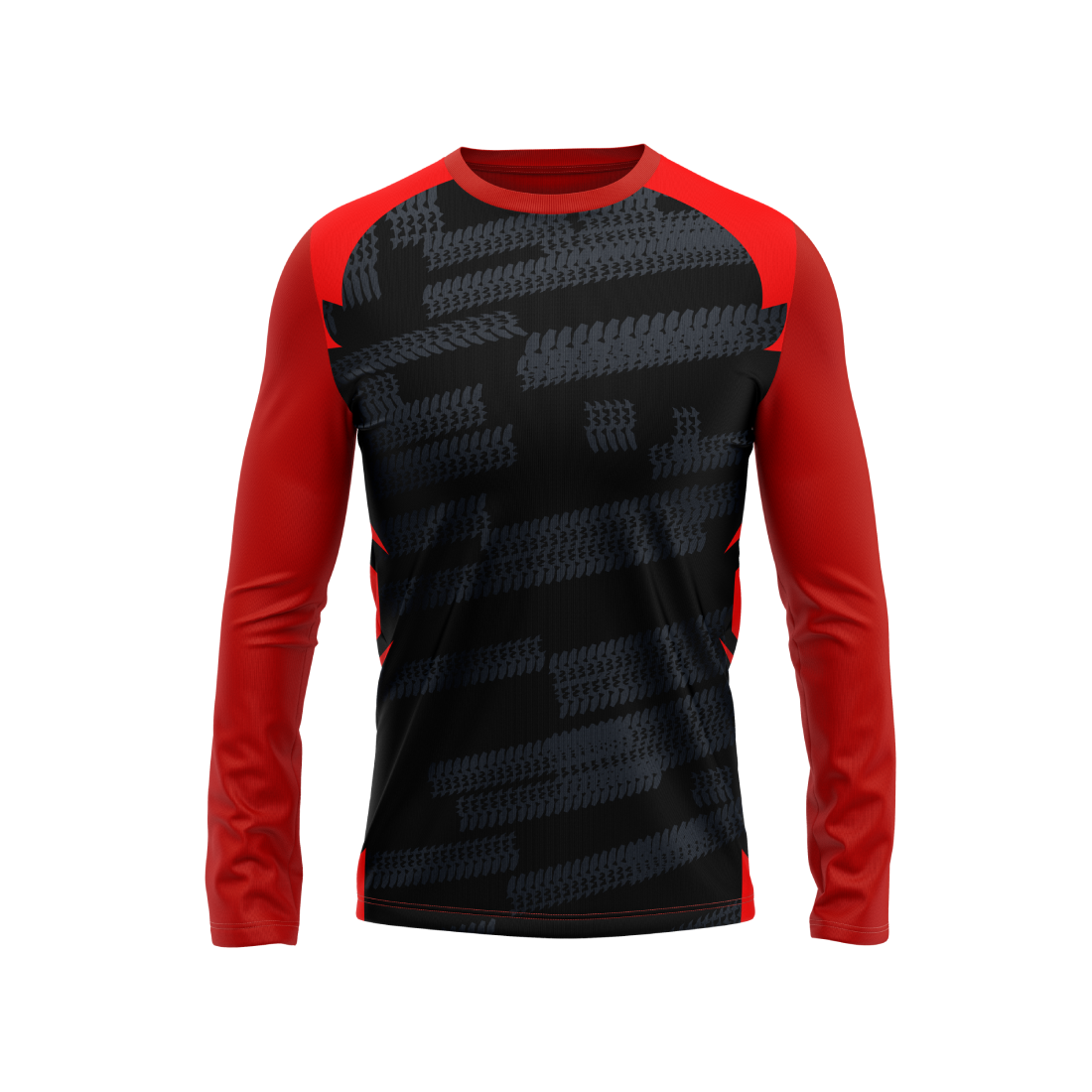Round Neck Fullsleeve Printed Jersey Red NP5000061