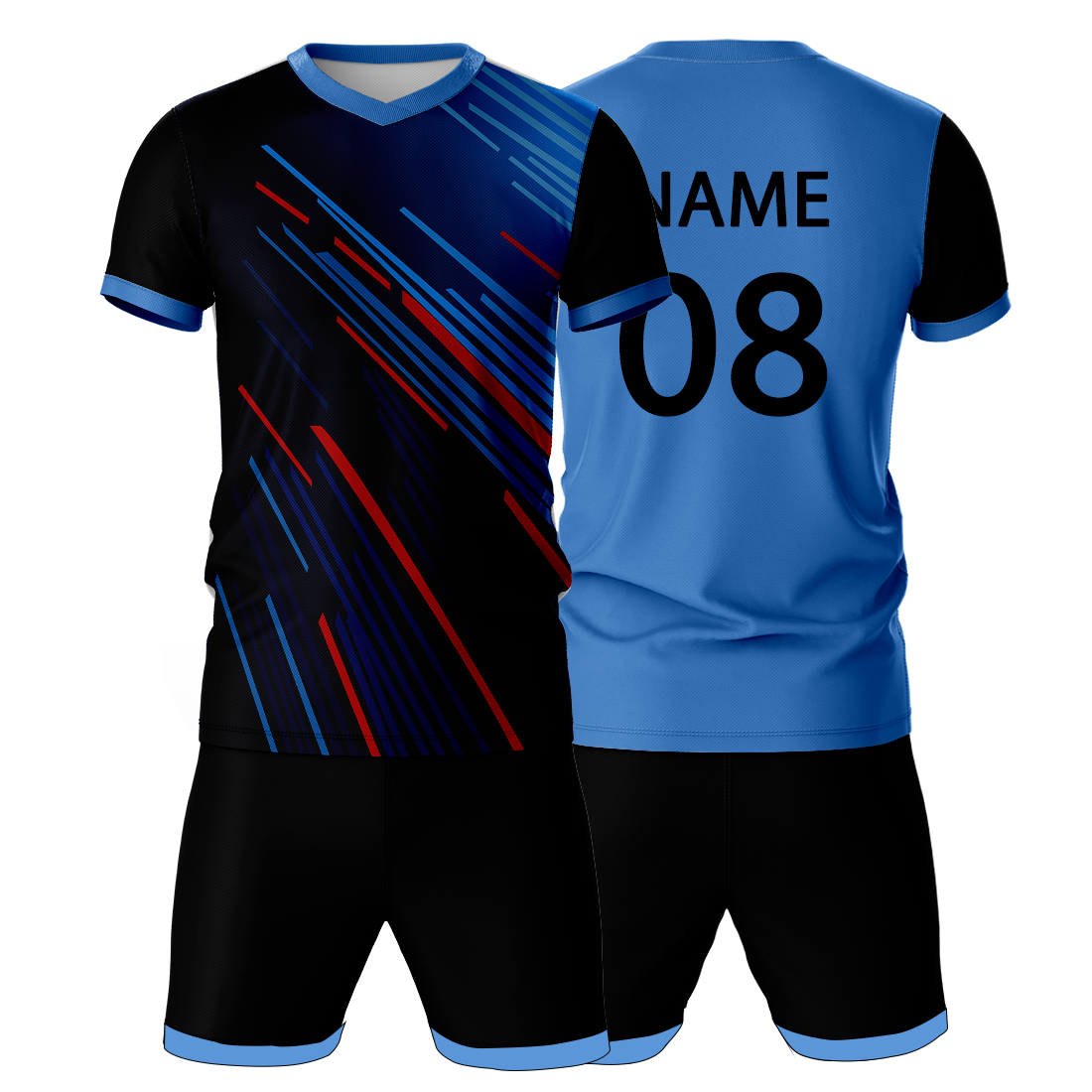 All Over Printed Jersey With Shorts Name & Number Printed.NP50000654