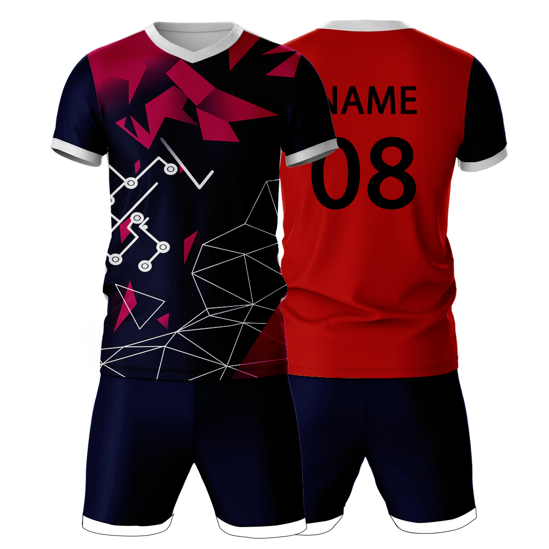 All Over Printed Jersey With Shorts Name & Number Printed.NP50000658