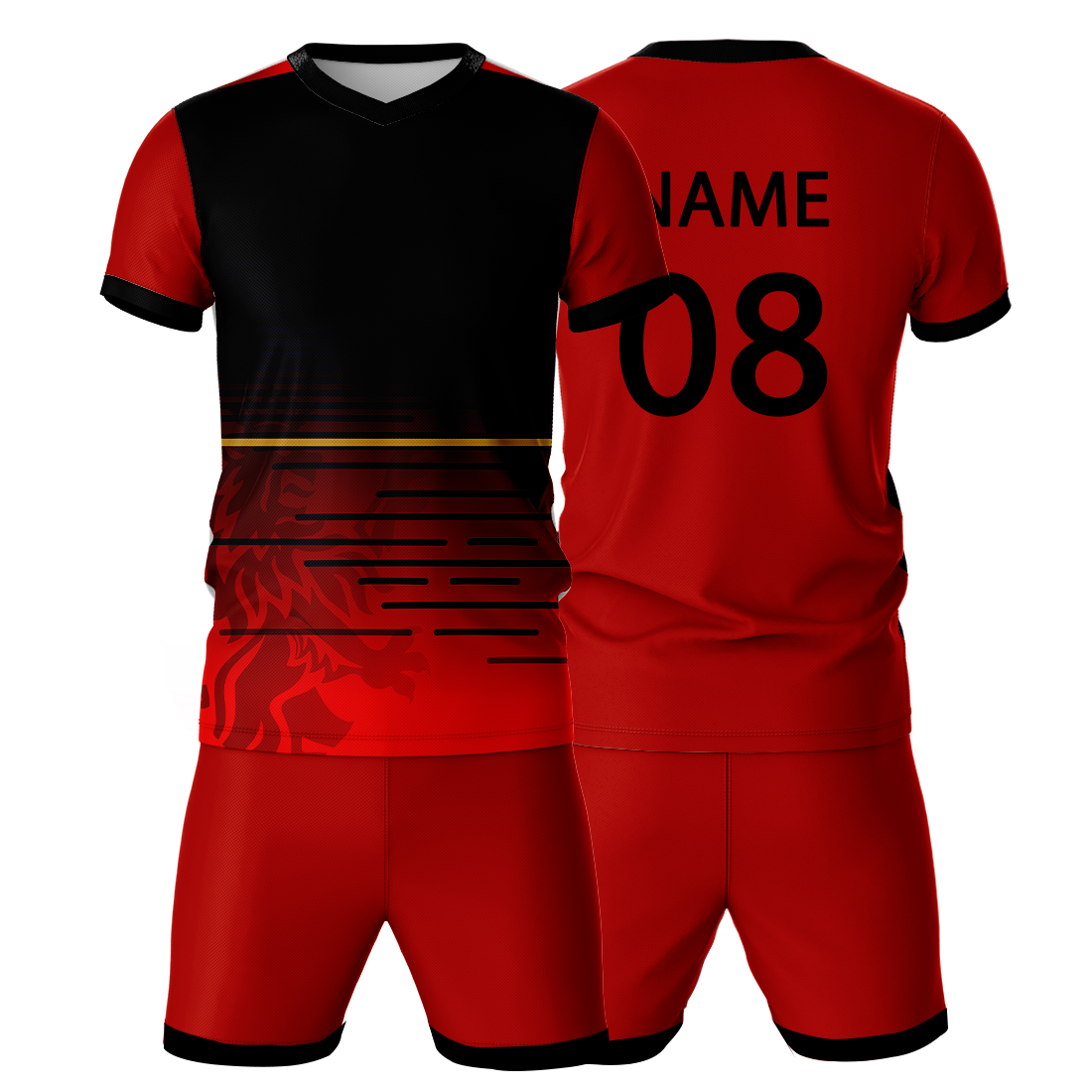 All Over Printed Jersey With Shorts Name & Number Printed.NP50000678