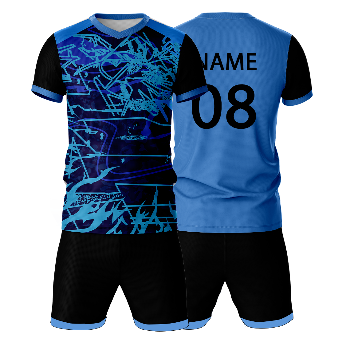All Over Printed Jersey With Shorts Name & Number Printed.NP50000698