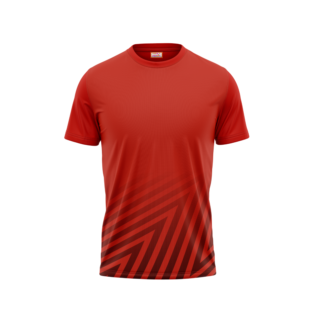 Round Neck Printed Jersey Red NP5000082