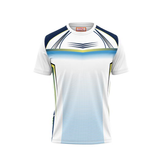 Round Neck Printed Jersey White NP5000098