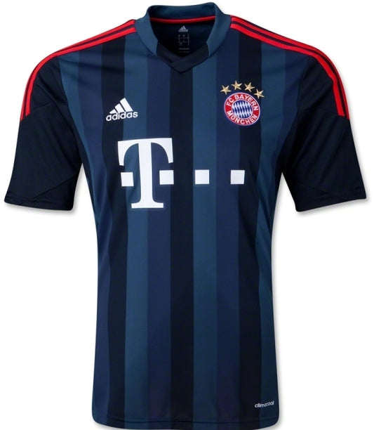 NextPrint Custom Navy Blue Striped Soccer Jersey with Name Number – Munich Style Sports Wear India
