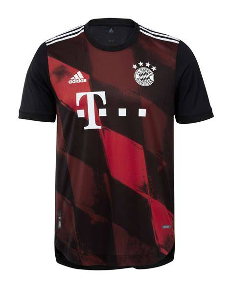 NextPrint Premium Red Black Pattern Football Jersey with Custom Name & Number – Bayern Design India