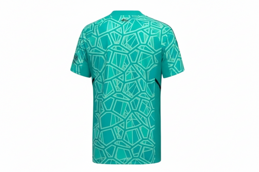 NextPrint Teal Geometric Football Jersey – Premium Sublimation Sports Wear