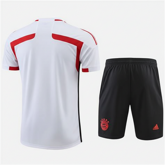 NextPrint Premium White & Black Football Jersey Set (T-Shirt & Shorts) – Customizable