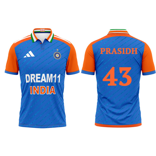 Next Print India Cricket Prasidh Krishna Jersey 2024