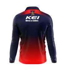 Next Print Customised Ipl Royal Challengers Bengaluru Printed Polo Collar Full Sleeves 2025 Jersey