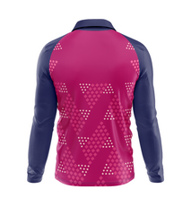 Next Print Ipl Rajasthan Royals Printed polo collar  Jersey