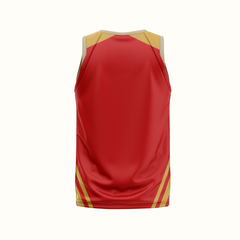 Next Print Ipl Punjab Design Basketball Jersey