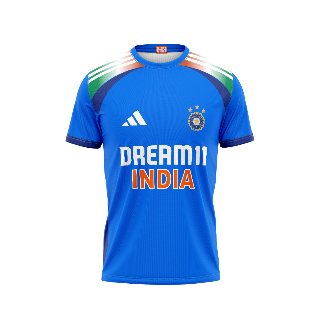 Next Print Round Neck India Cricket Jersey