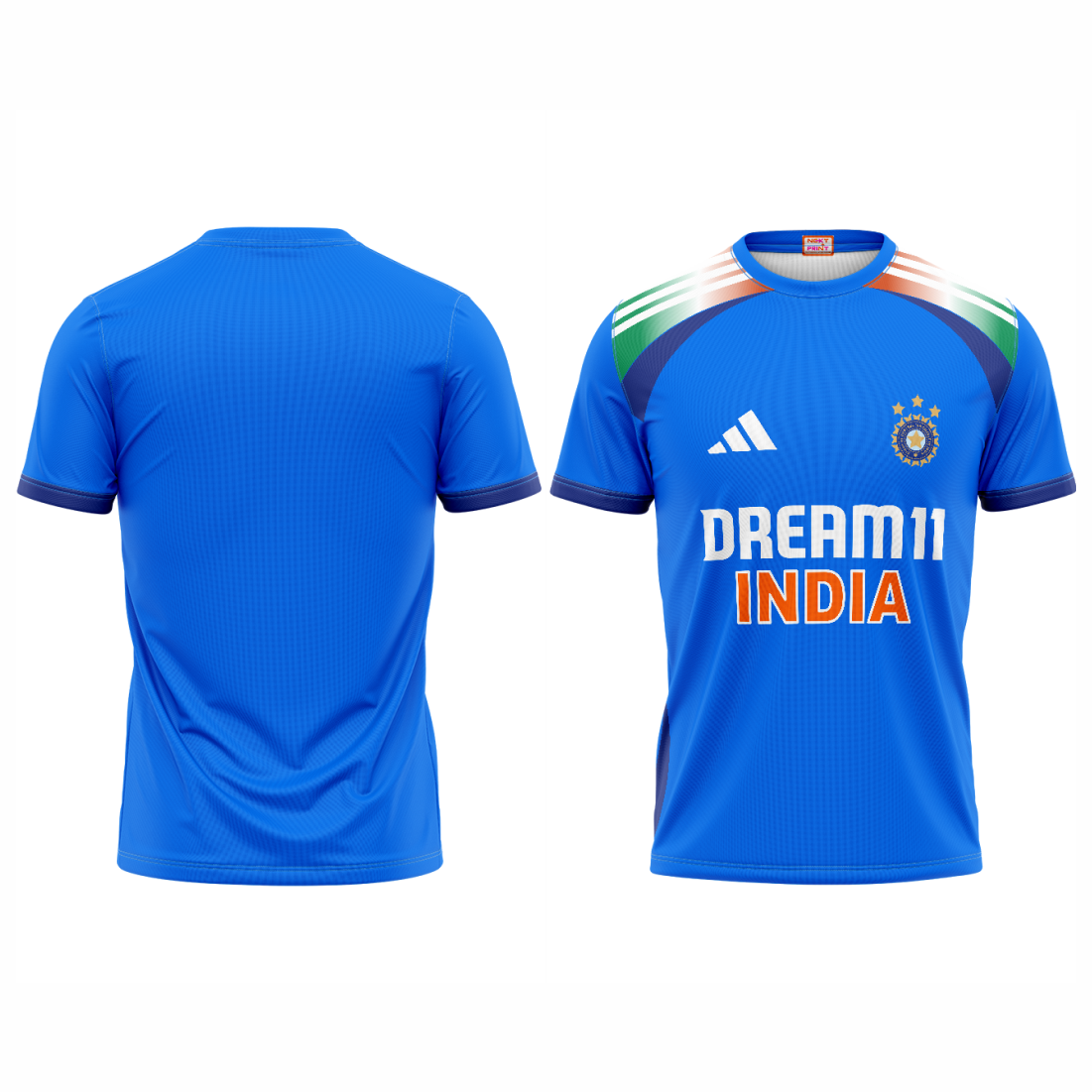 Next Print Round Neck India Cricket Jersey