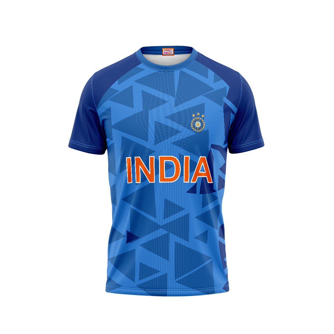 Next Print Round Neck India Cricket Jersey