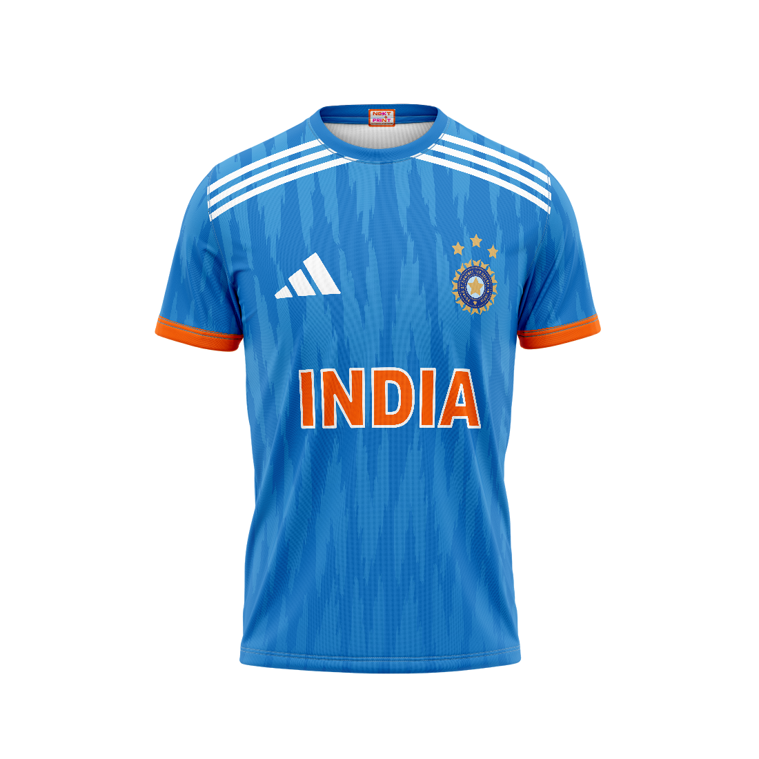 Next Print Round Neck India Cricket Jersey