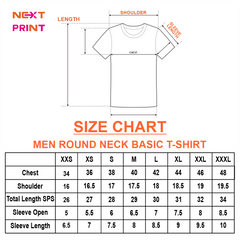 Round Neck Printed Jersey Grey NP0088