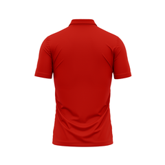 Polo Neck Printed Jersey Red NP50000195