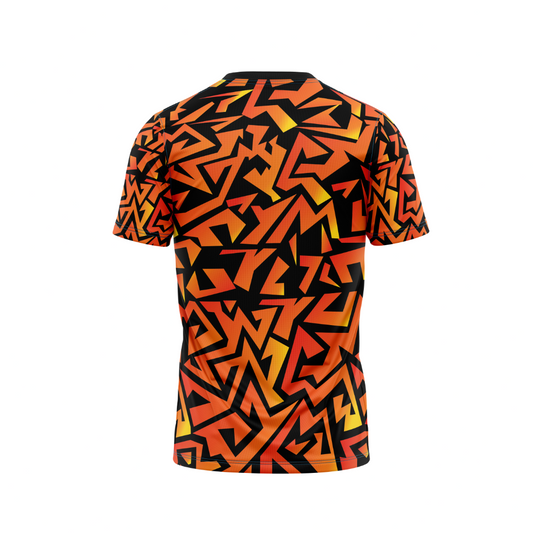 Next Print Customised Ipl Sunrisers Hyderabad Printed Round Neck Jersey